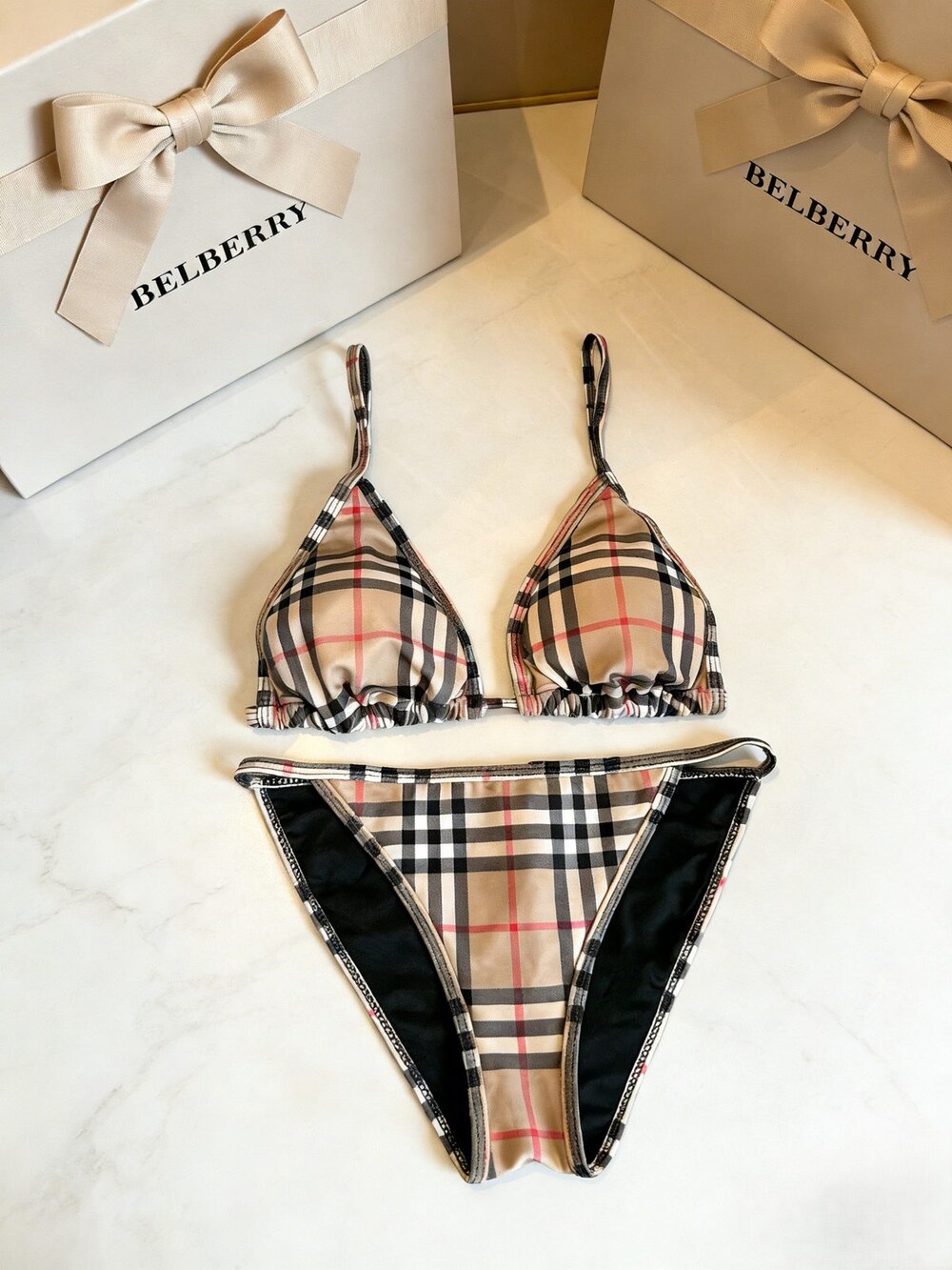 Burberry Classic Check Triangle Bikini